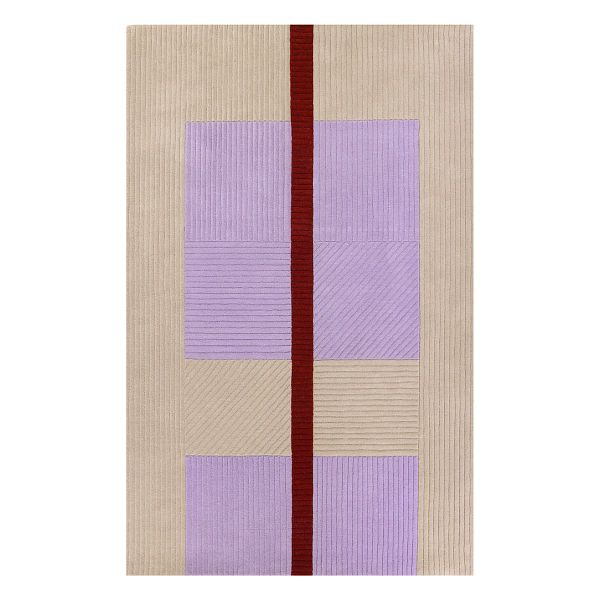 Ametisti rug, beige - lilac