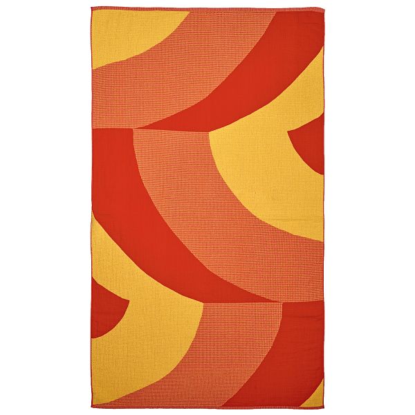 Savanni beach towel, yellow - red - light yellow