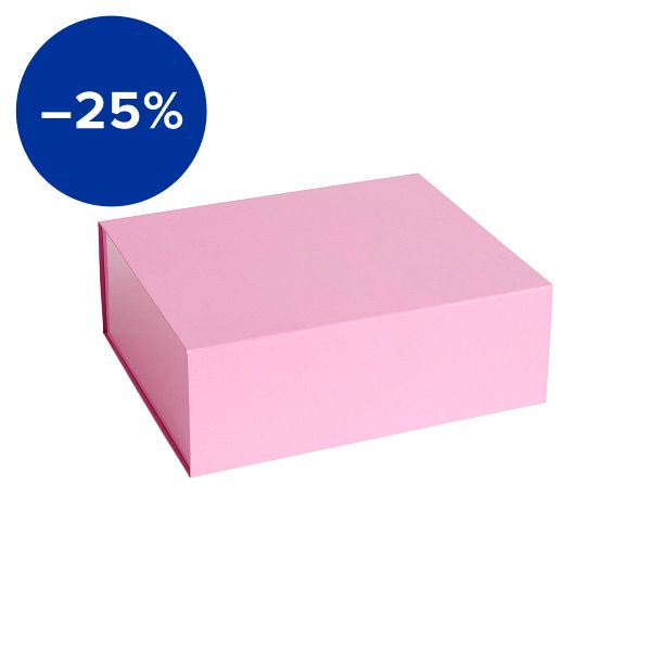 Colour Storage box, M,  light pink