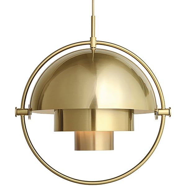 Multi-Lite pendant, brass