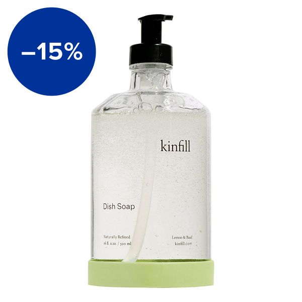 Dish soap starter kit, 500 ml, lemon-basil
