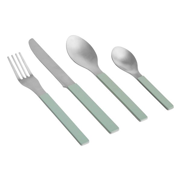 MVS cutlery, set of 4, green