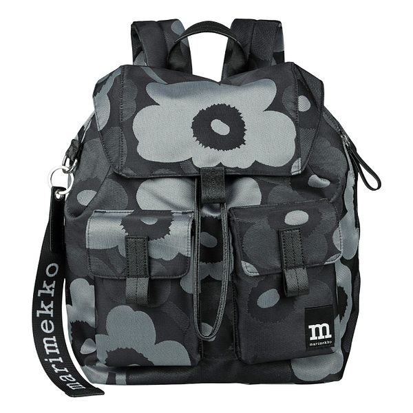Everything backpack, L, Unikko grey - dark grey - black