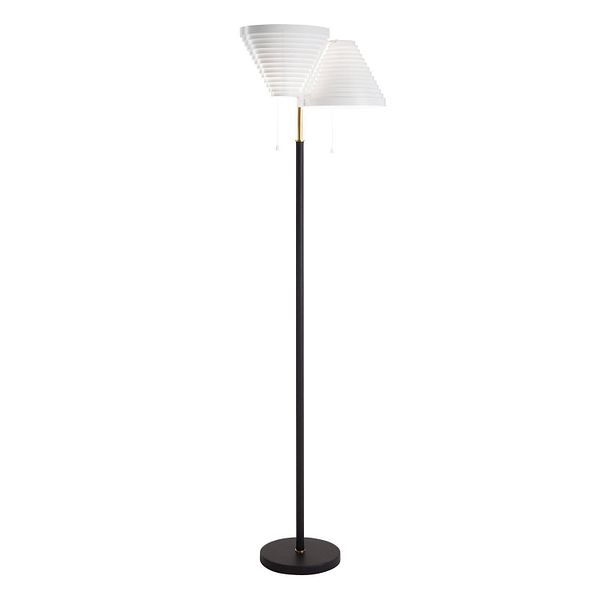 Aalto floor lamp A810, brass