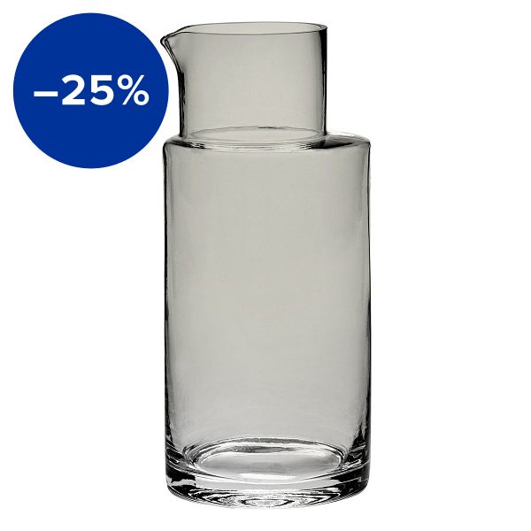 Inner Circle carafe, 150 cl, smokey grey