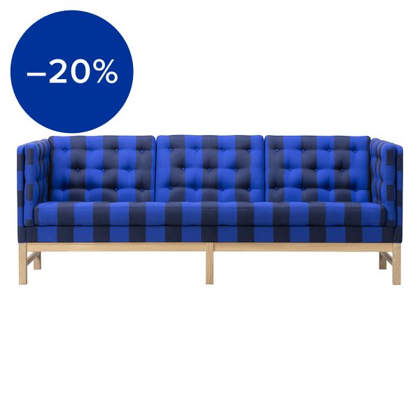 EJ315 sofa, 3-seater, light oiled oak - Reflex 779