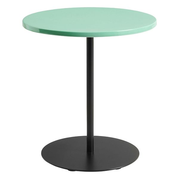 Pyro coffee table, soft jade - black