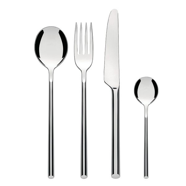 Clivo cutlery set, 24 pcs, stainless steel