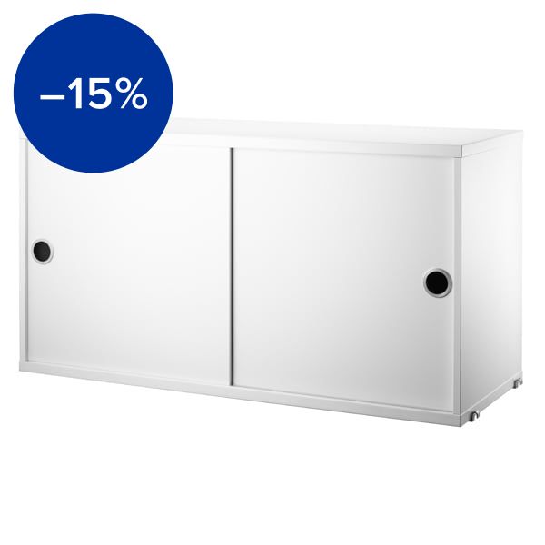 String cabinet, 78 x 30 cm, white
