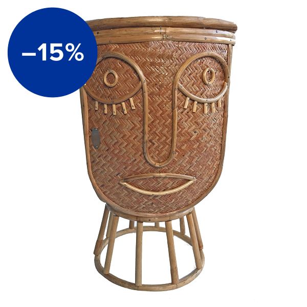 Good King side table, 35 cm, rattan