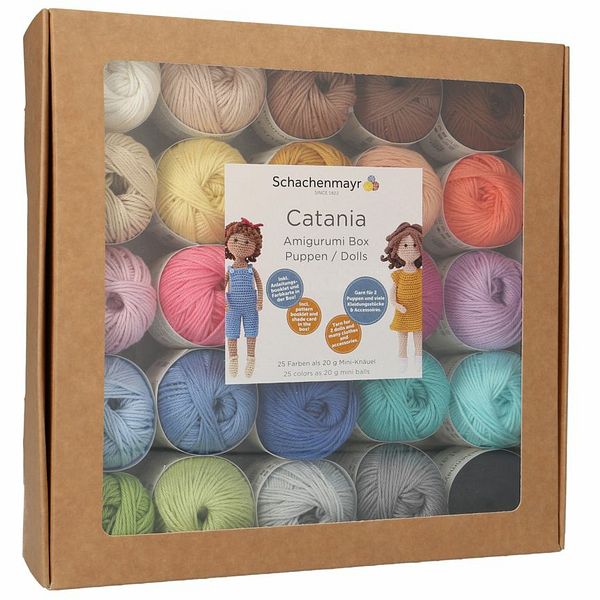 Virkkauslankasetti pieni Catania Amigurumi box