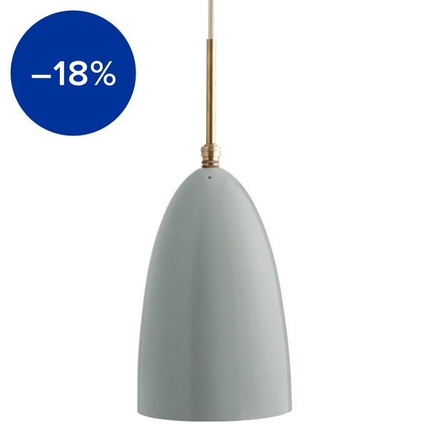 Gräshoppa pendant lamp, blue grey