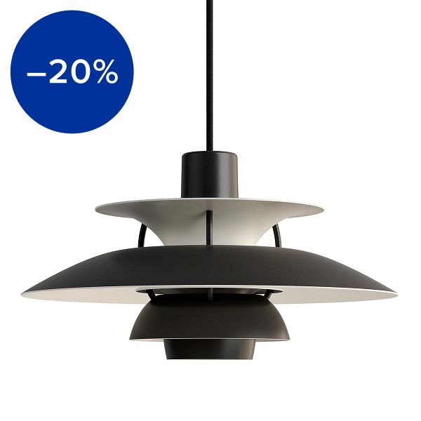 PH 5 Mini Monochrome pendant, black