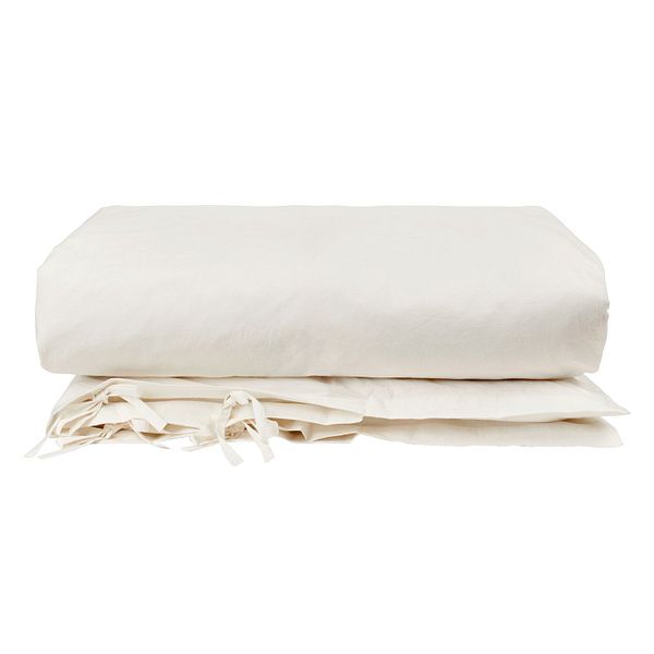 Cove duvet cover, white