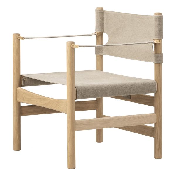 Canvas 21 chair, light oiled oak - natural canvas
