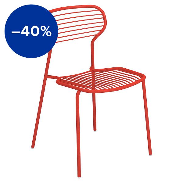 Apero chair, scarlet red