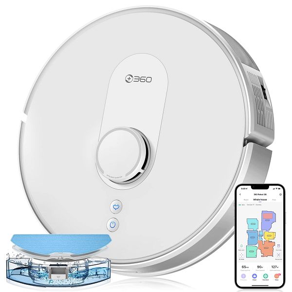360 ROBOT VACUUM CLEANER S8 -ROBOTTIPÖLYNIMURI