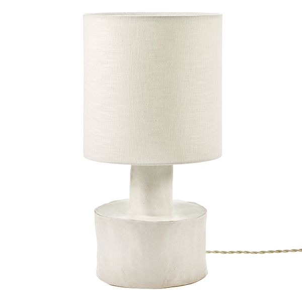 Catherine table lamp, matt white - white