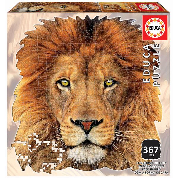 Palapeli 367 palaa Face of Lion