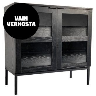 Lasiovikaappi Siera 80x40x80cm matala mu