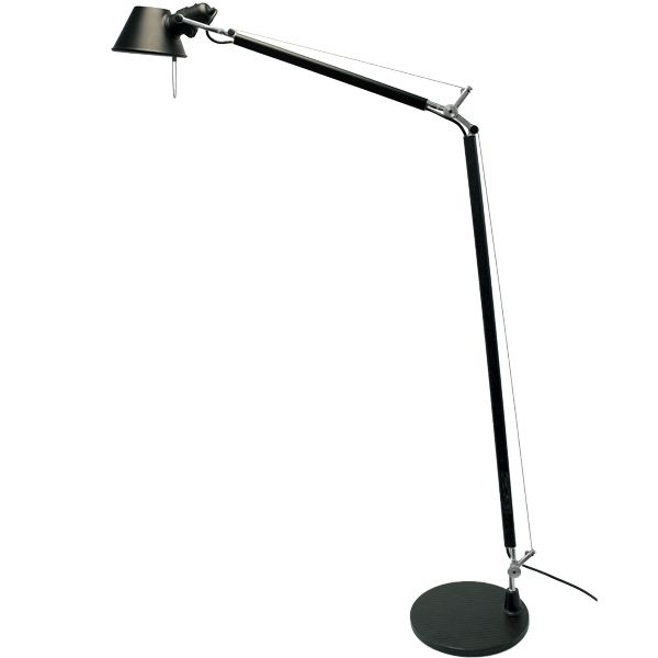 Tolomeo Lettura floor lamp, black