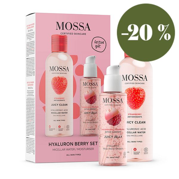 Juicy Berry Duo Set, 200+100 ml - misellivesi + hyaluronihapposeerumi