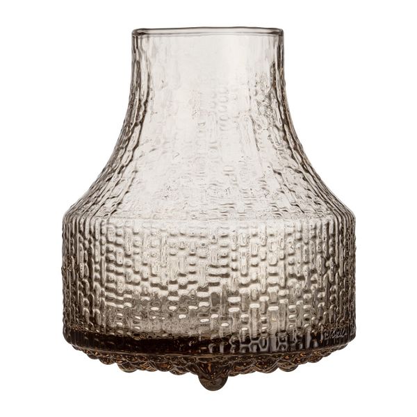 Ultima Thule glass vase, 82 x 97 mm, linen