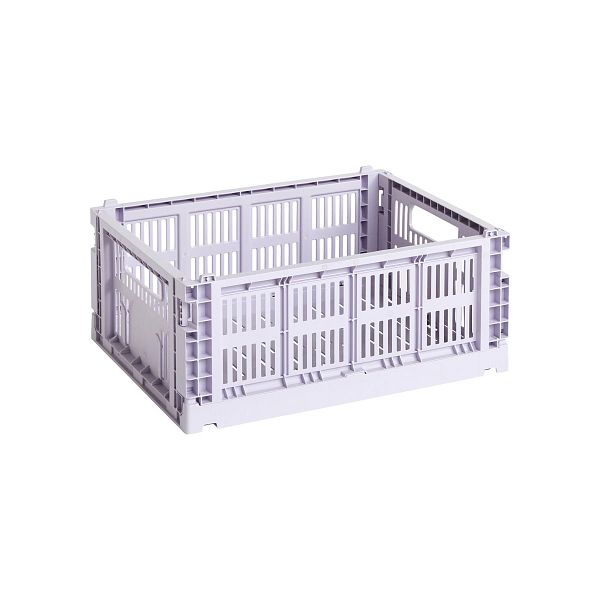 Colour Crate, M, recycled plastic, lavender