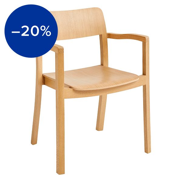 Pastis armchair, oak