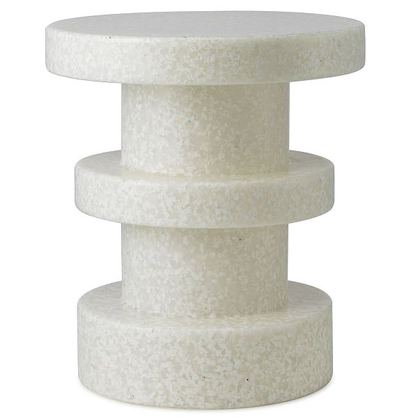 Bit stool, stack, white
