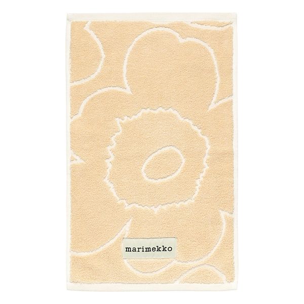 Piirto Unikko guest towel, 30 x 50 cm, straw - off-white