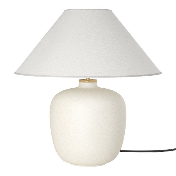 Torso table lamp, 37 cm, sand - off white