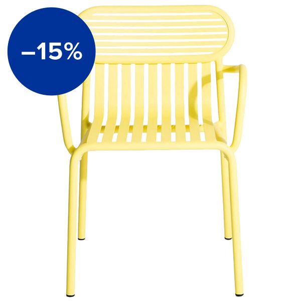 Week-end bridge chair, yellow