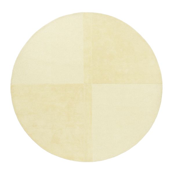 Level rug, 280 cm, light yellow