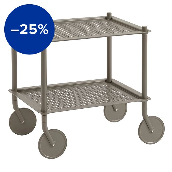 Flow trolley, 2-layer, taupe
