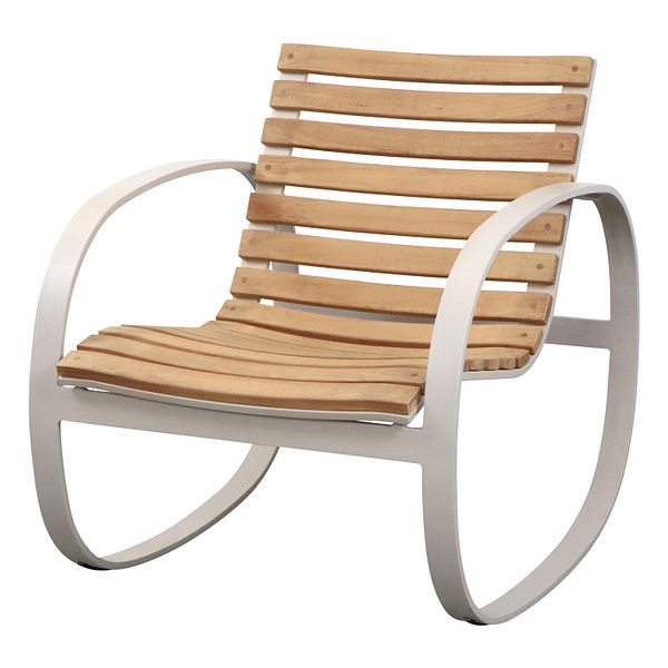 Parc rocking chair, teak - sand