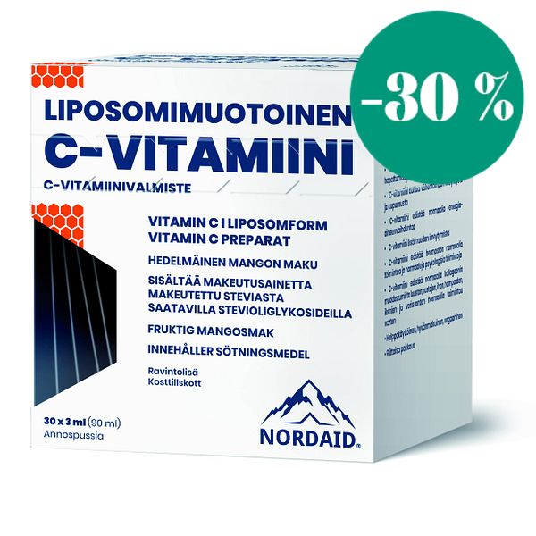 Nordaid Liposomimuotoinen C-vitamiinigeeli, 90 ml