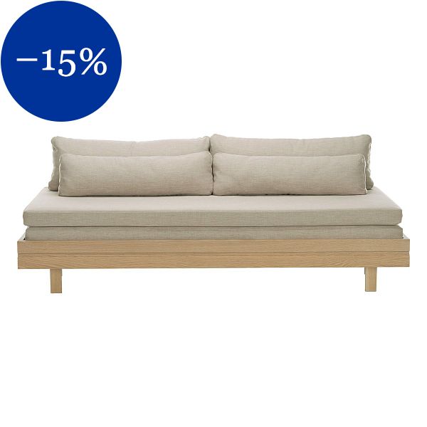 Day&Night sofa bed, oak - beige Hopper 51