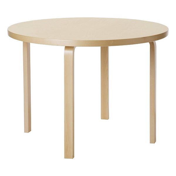 Aalto table 90A, birch