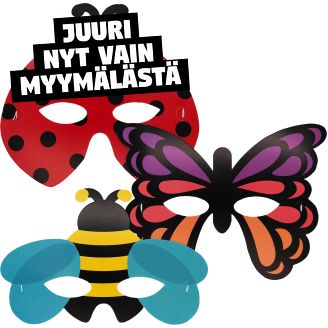 Juhlanaamari 3 kpl ötökät
