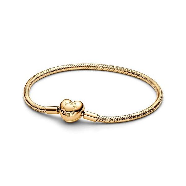 Pandora Moments Heart Clasp Snake Chain rannekoru 17 cm 563050C00