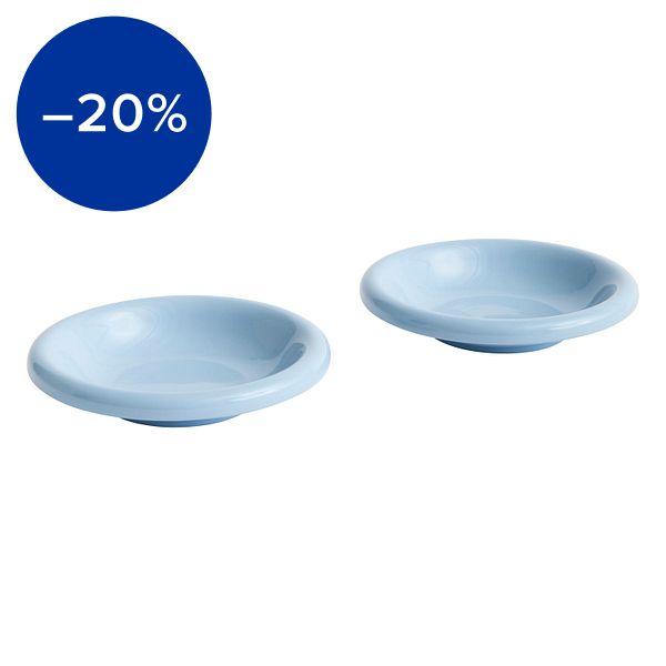 Barro bowl, set of 2, light blue