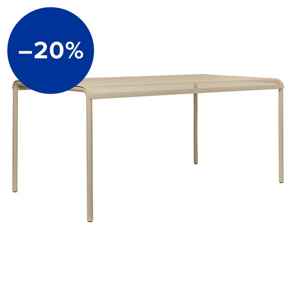 Dapple dining table, 160 x 90 cm, cashmere