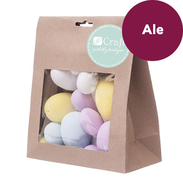 Pääsiäismunat 16kpl eri kokoja vaaleat pastellisävyt