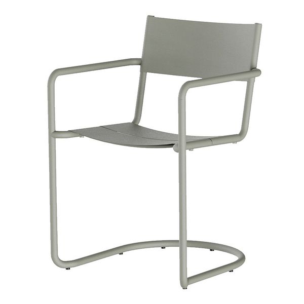 Sine dining armchair, grey