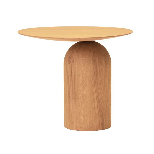 Disco side table, low, oak