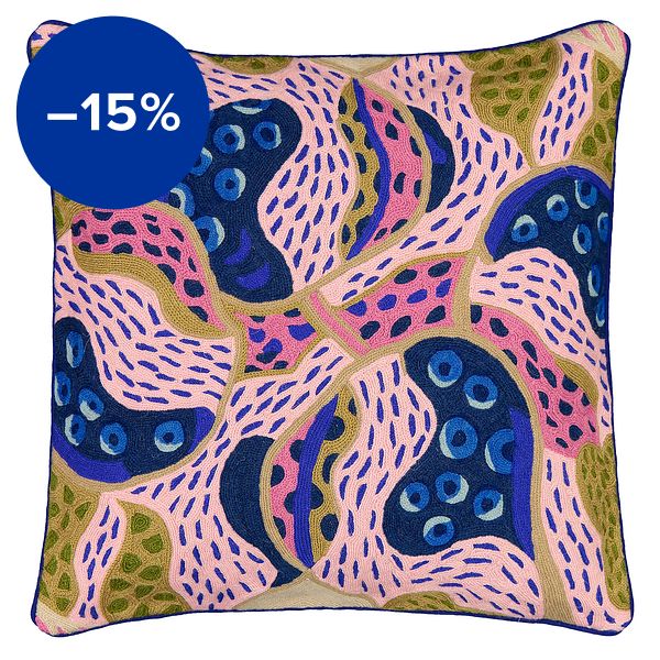 Paletti cushion cover 50 x 50 cm, blue