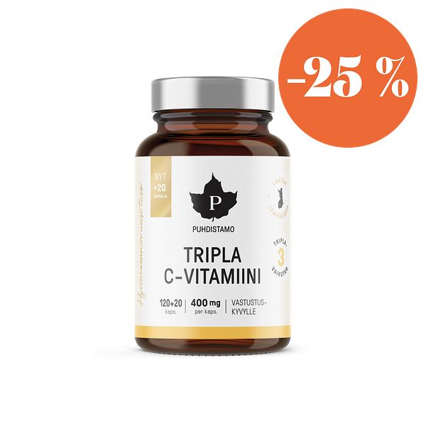 Tripla C-vitamiini, 140 kpl, jättipakkaus