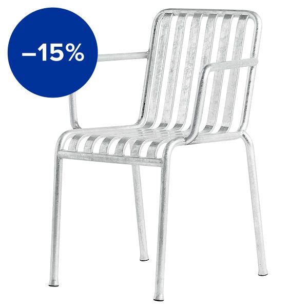 Palissade armchair, hot galvanised