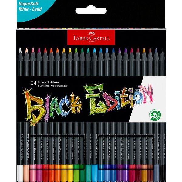 Värikynä 24 kpl Black Edition Faber-Castell